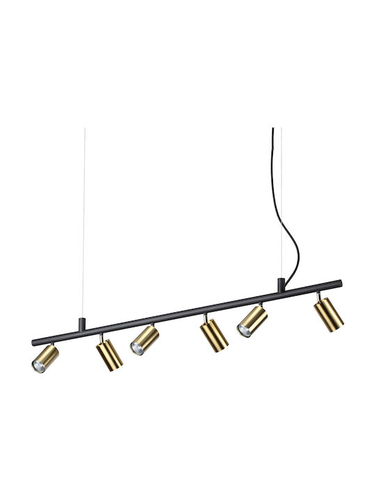 ΦΩΤΙΣΤΙΚΟ ΚΡΕΜΑΣΤΟ DYNAMITE 6xGU10 115,5x5,5x10,5cm N. 244648